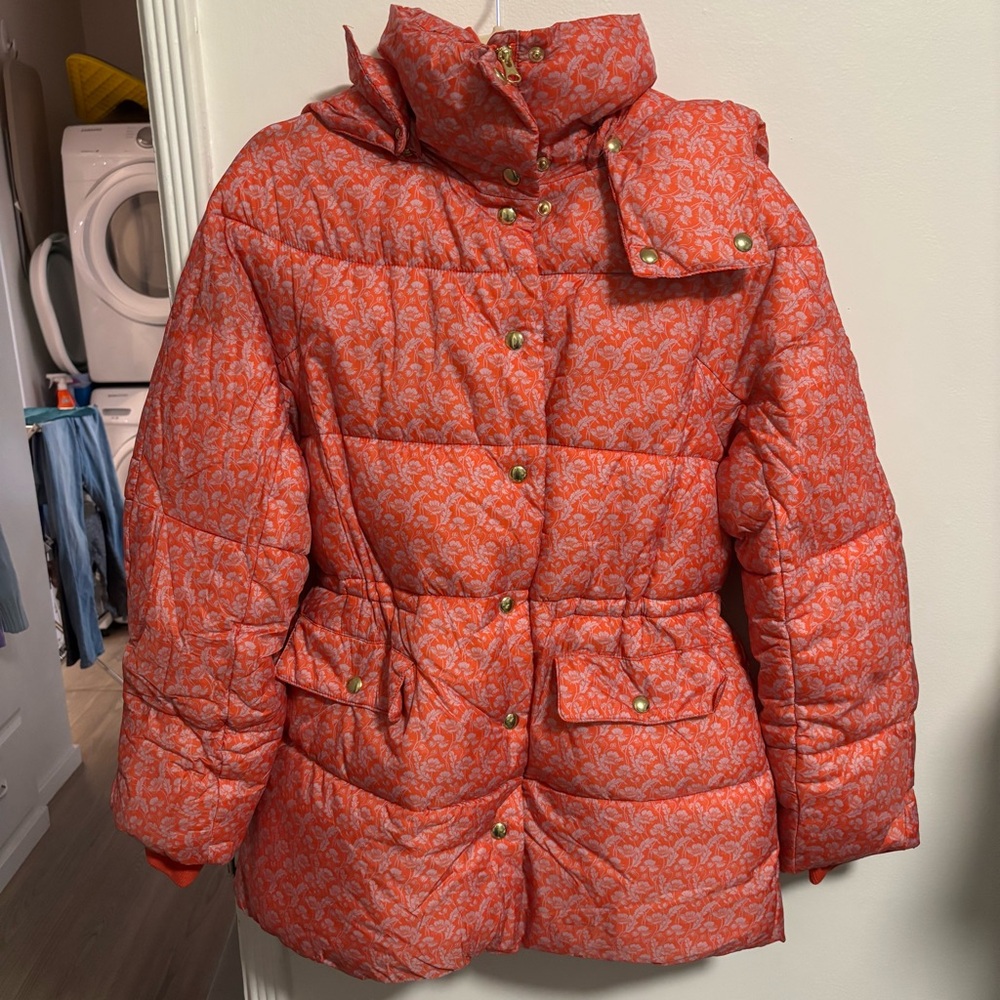 J. Crew Chateau Puffer Coat in Liberty® Toutouayette fabric - Picture 3 of 8